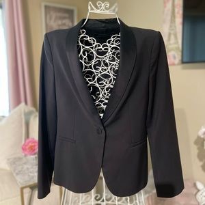 Zara Woman Black Tuxedo Blazer